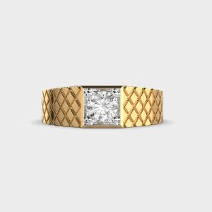 Square Diamond Band Ring