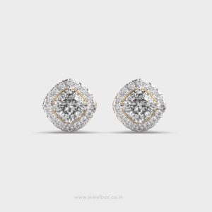 Stellar Solitaire Diamond Studs