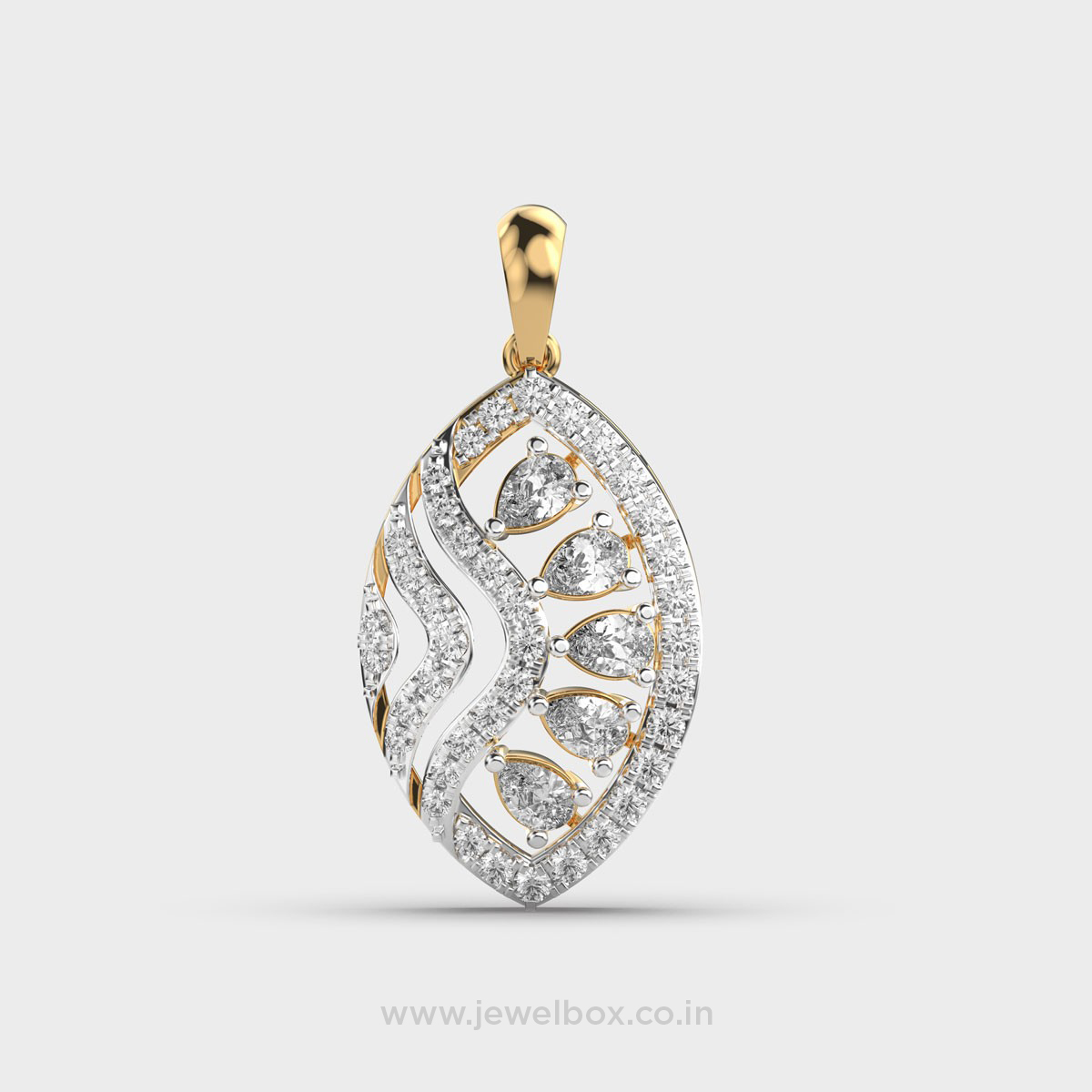 The Starlight Round Diamond Pendant (Without Chain)