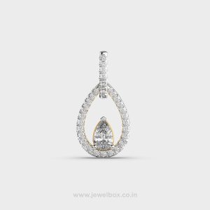 Dewlight Pear Diamond Pendant without Chain