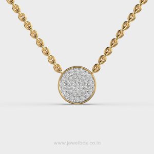 Orbit Halo Diamond Pendant