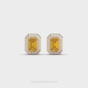 Amber Bliss Diamond Earrings
