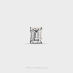 Regal Stud for Men in Emerald Cut
