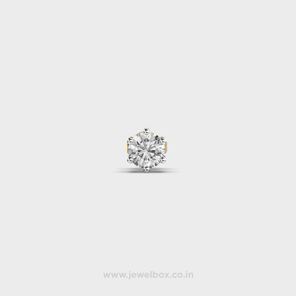 Pure Round Diamond Stud For Men