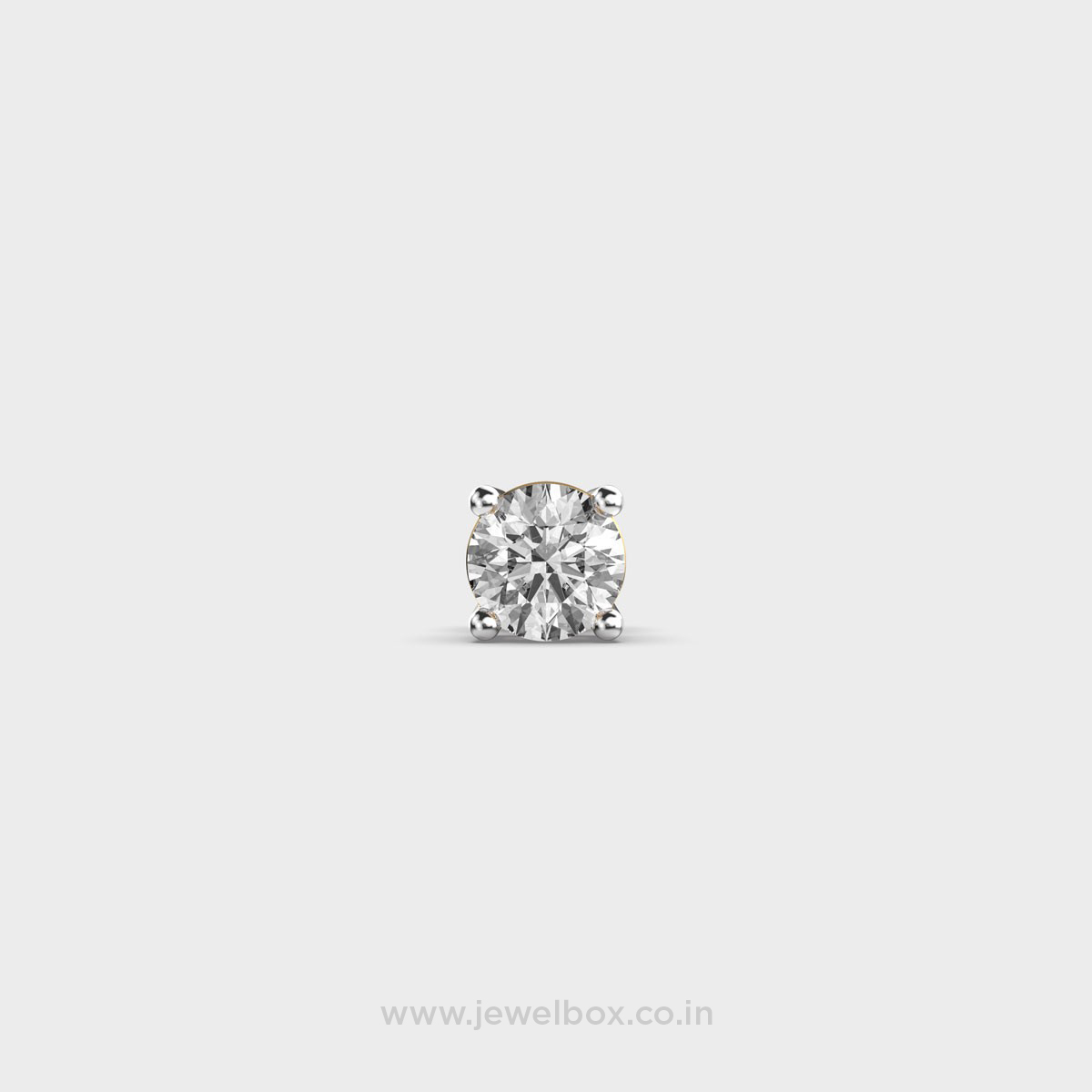 Minimal Radiance Diamond Stud for Men