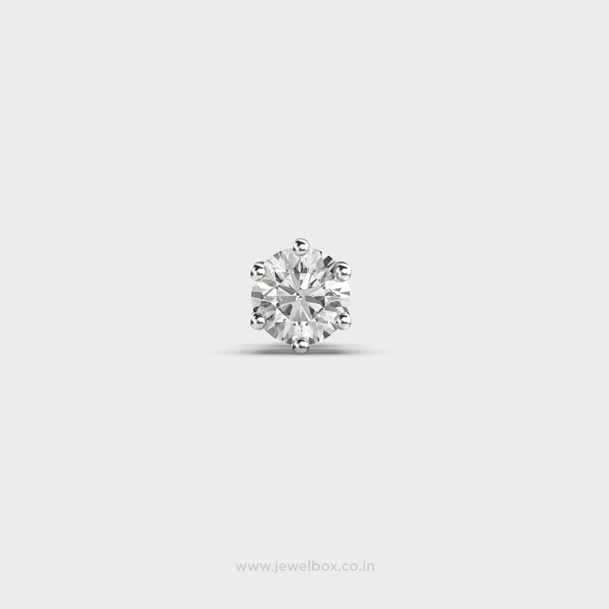 Radiant Ignis Round Cut Diamond Stud for Men
