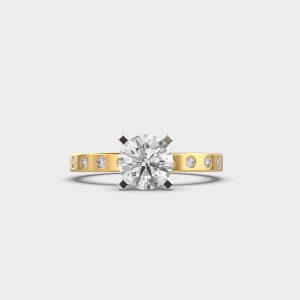 Simplistic Charm Diamond Band Ring