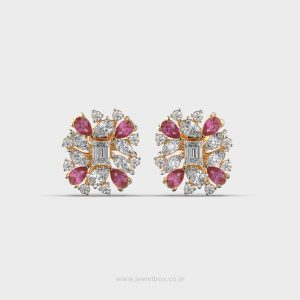 Petal Imperfection Diamond Studs