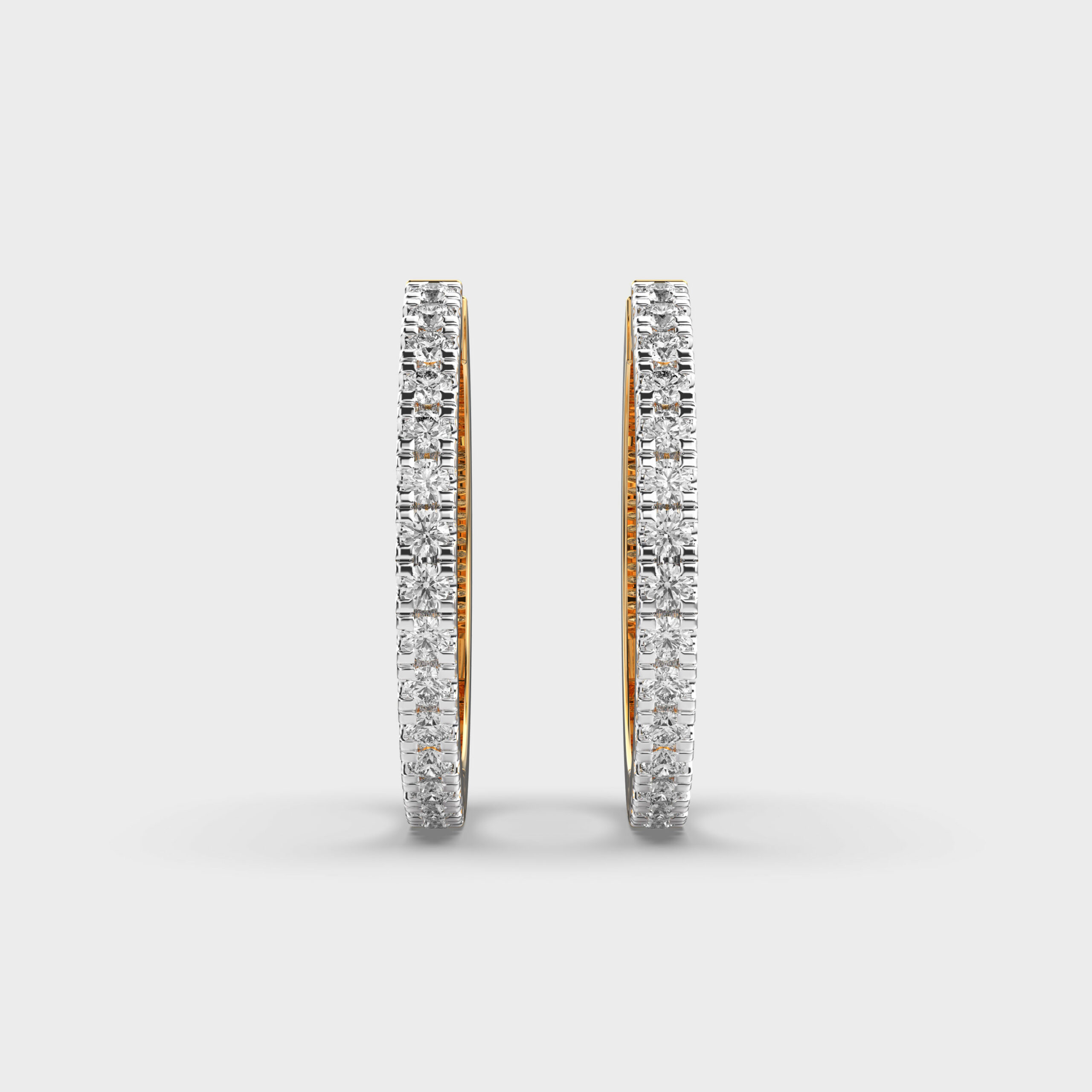 Radiant Orbit Loop Diamond Hoops