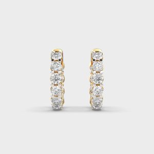 Radiant Unity Diamond Hoops