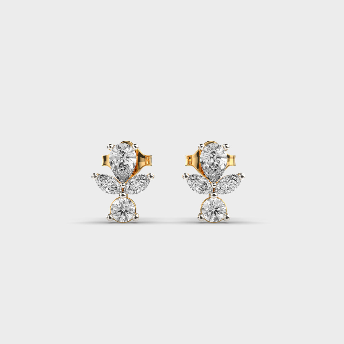 Everyday Glimmering Cornucopia Diamond Studs