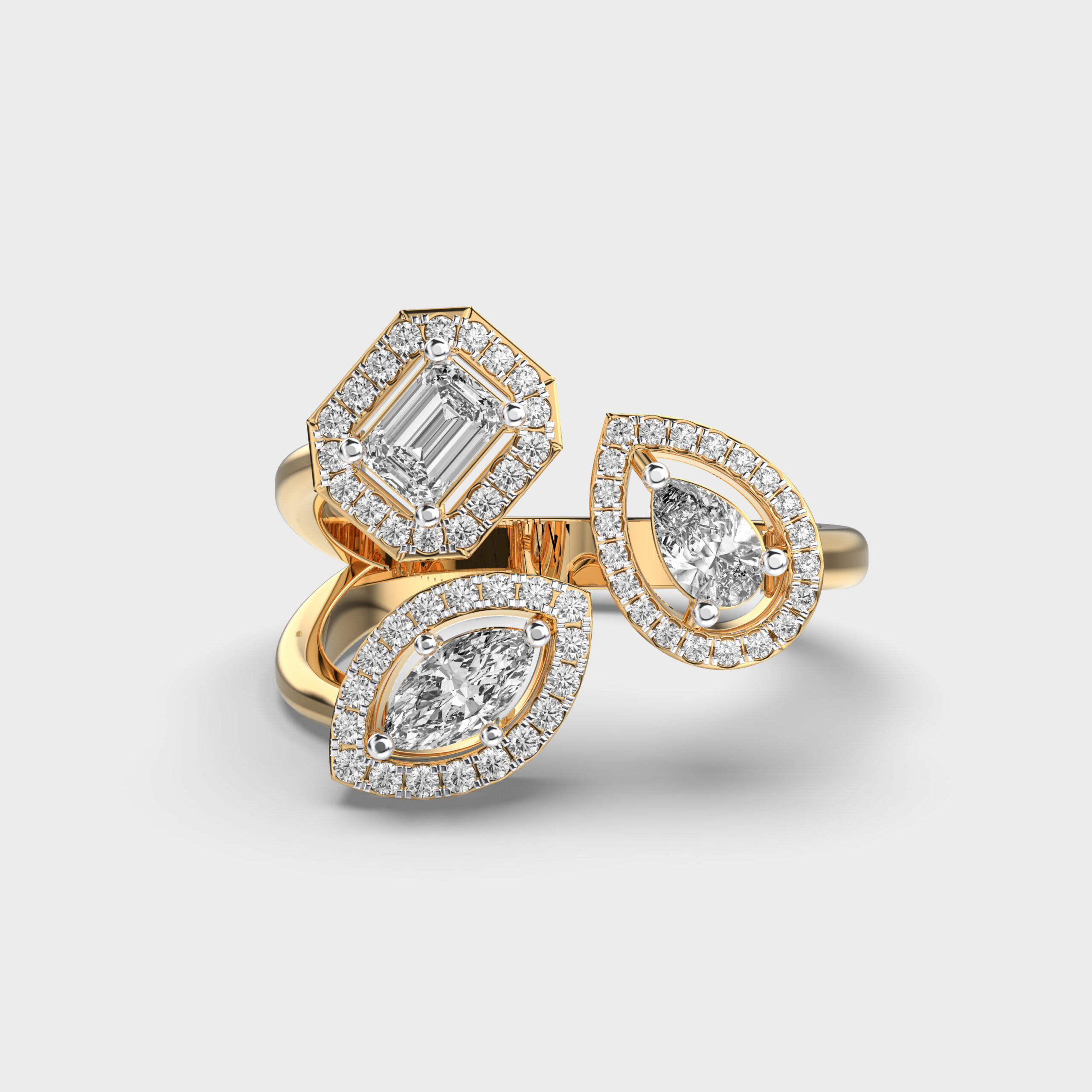 Celestique Sparkling Diamond Ring