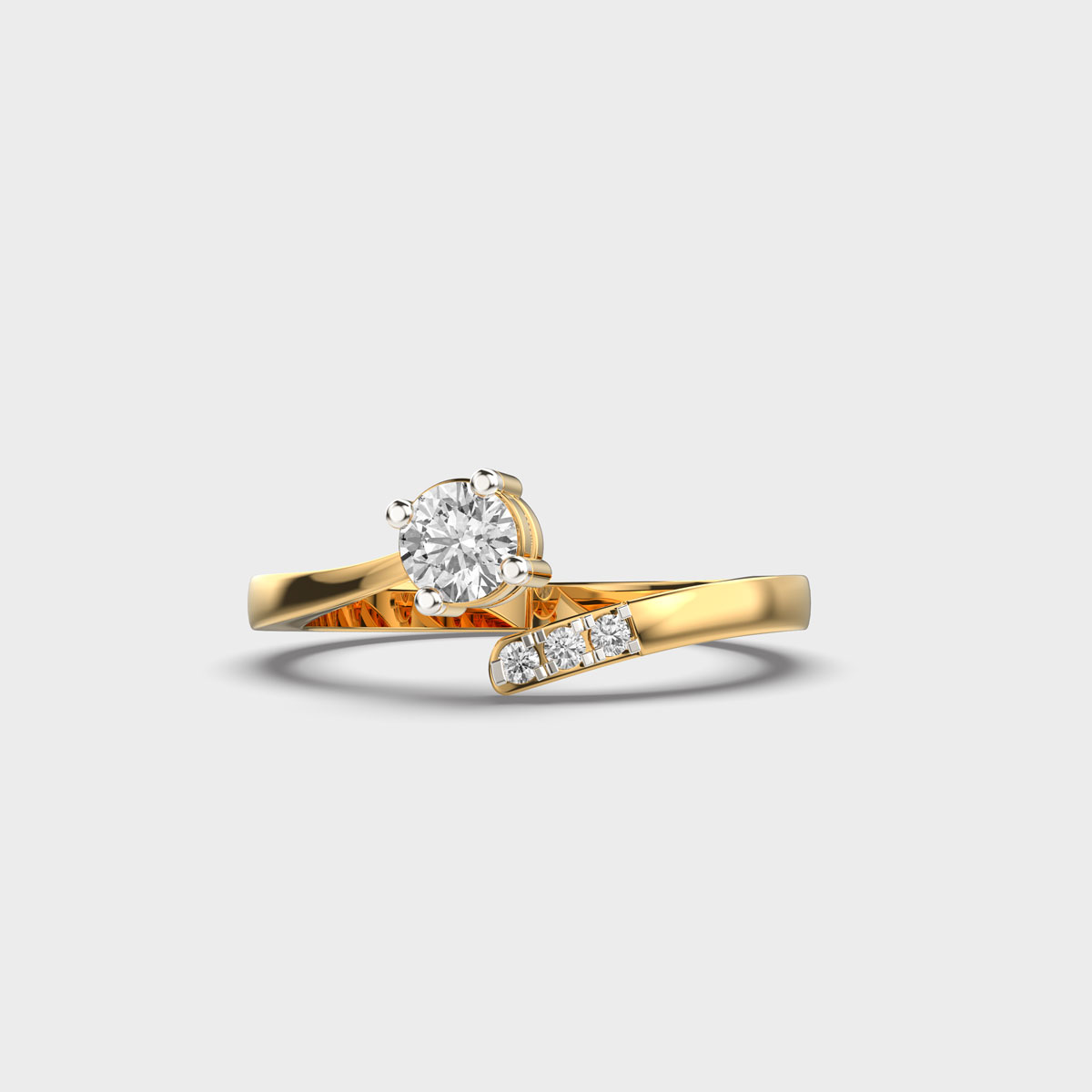 Sparkling Lunella Solia Diamond Ring