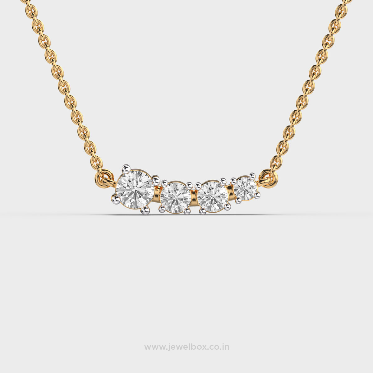 Lunetta Vira Diamond Encrusted Pendant (With Chain)