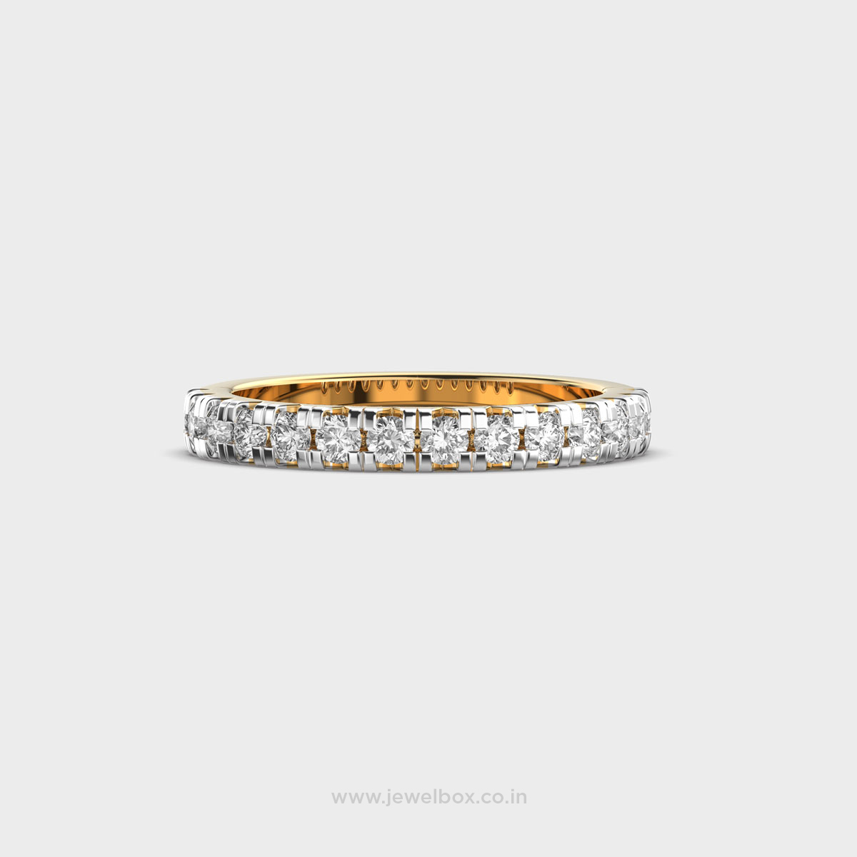 Sleek Glam Stack Diamond Ring