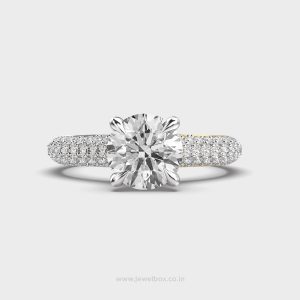 Classic Round Diamond Band Ring