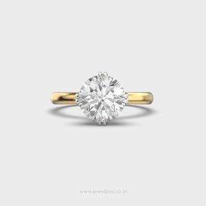 Arc Solitaire Diamond Ring for Women