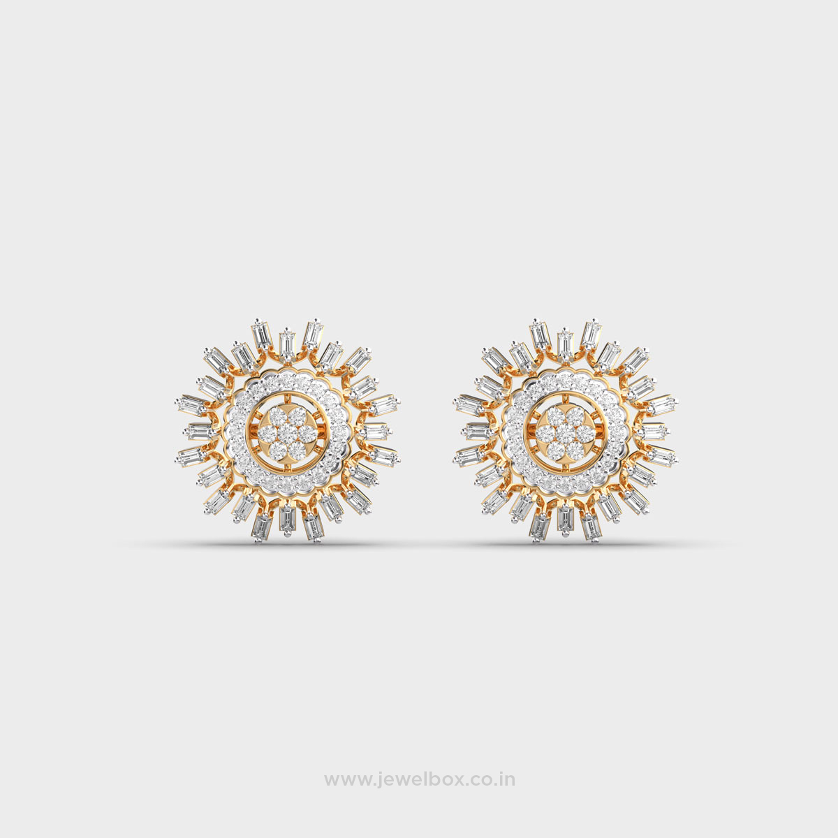 Soleria Ray Diamond Encrusted Earstuds