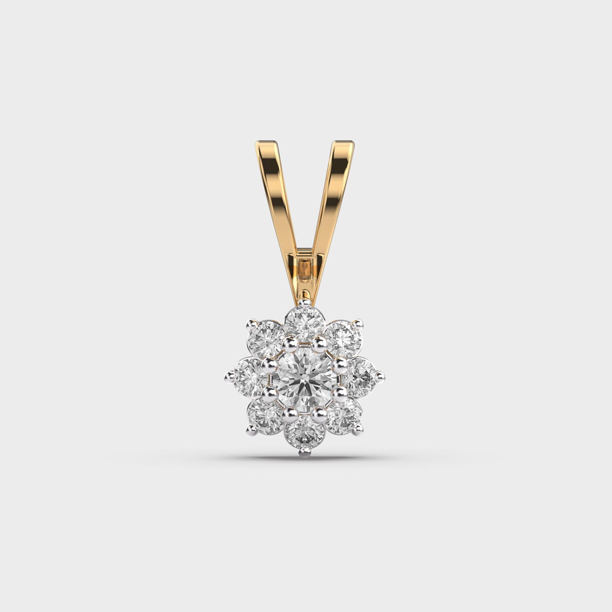 Florina Glam Diamond Pendant (Without Chain)