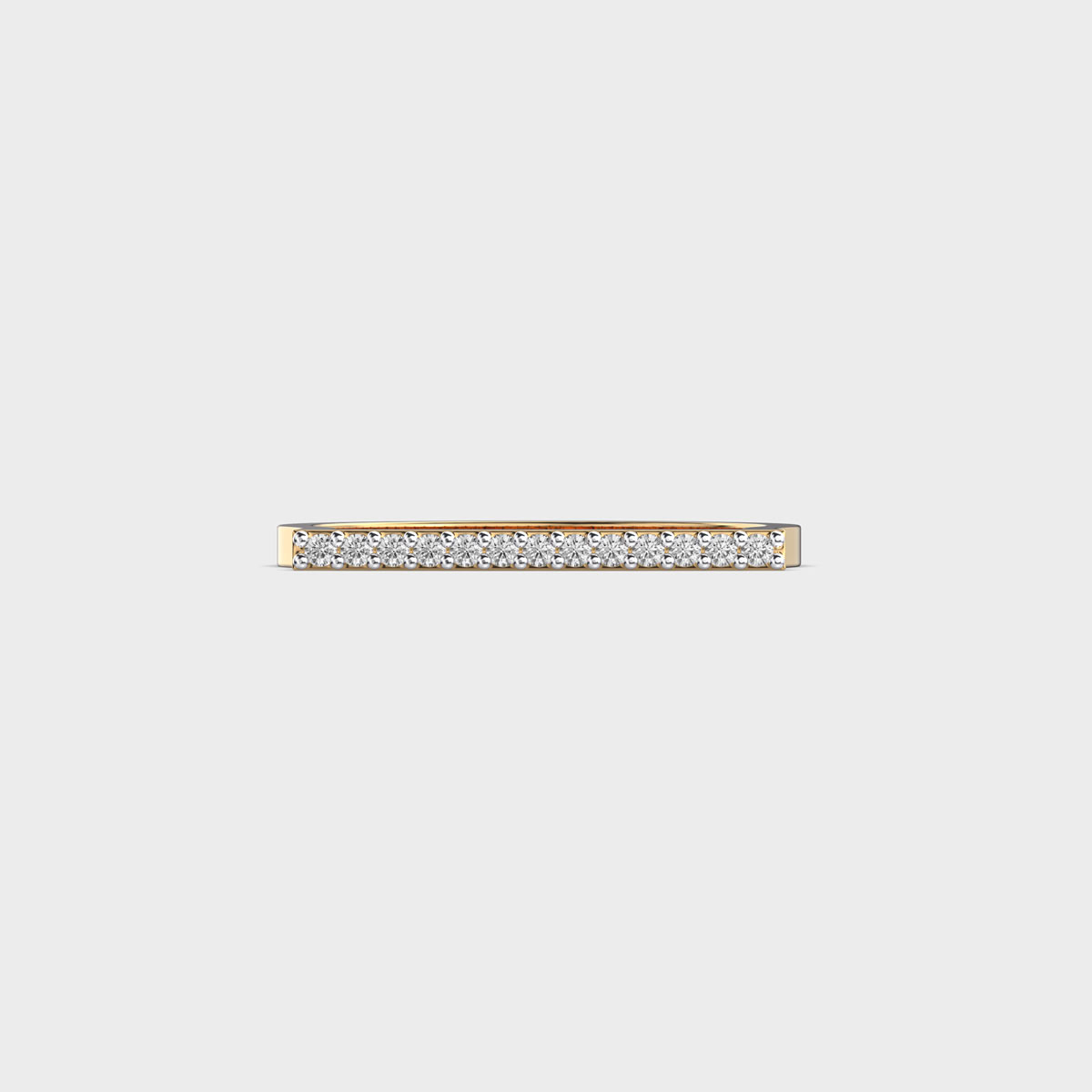 Minimalist Knuckle Diamond Band