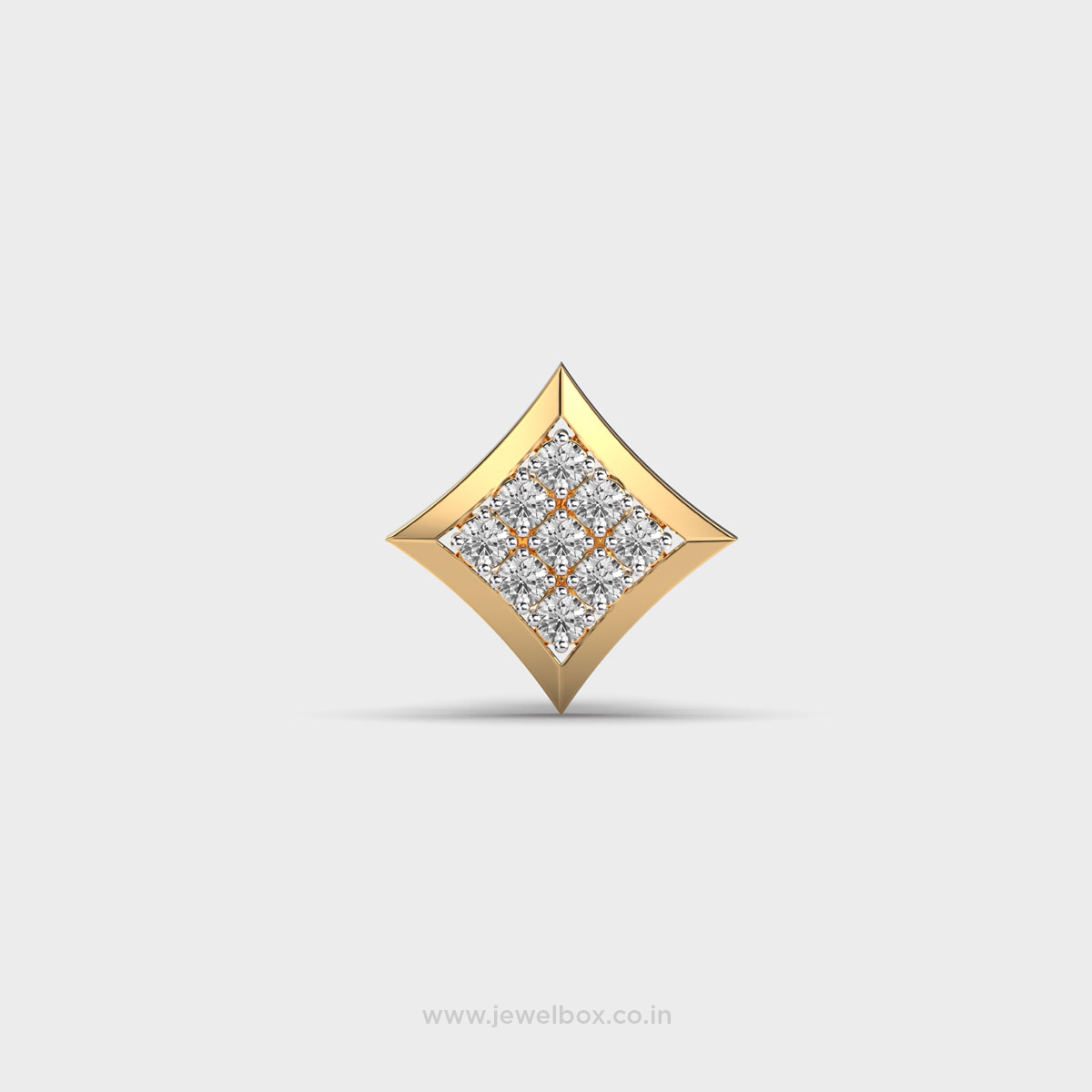 Rogue Rhombus Diamond Studs for Men