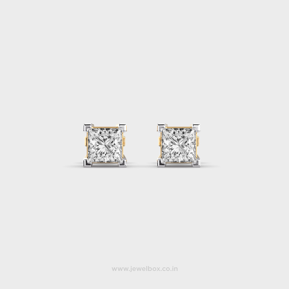 Classic Luna Bela Princess Diamond Ear Studs