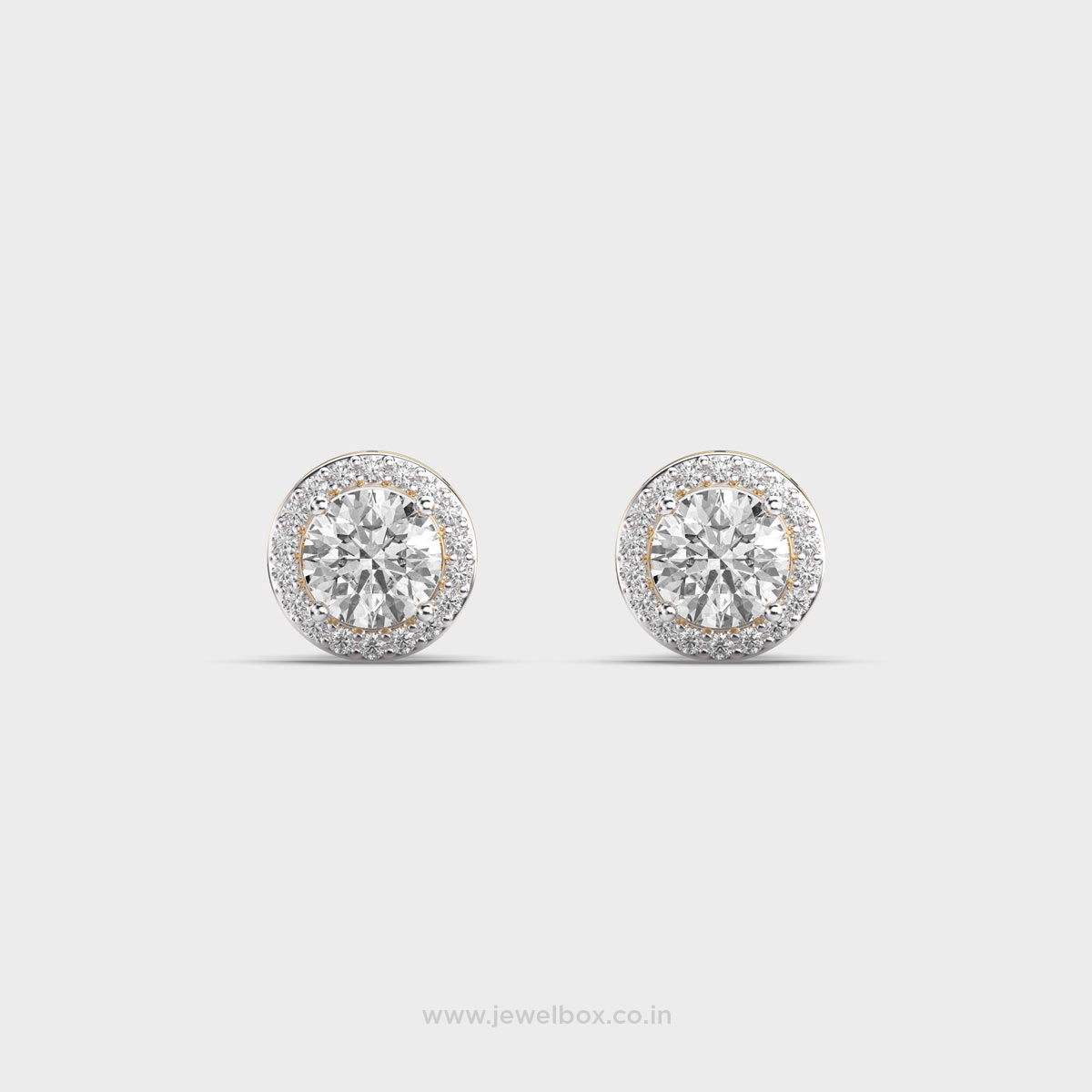Classic Round Circa Diamond Ear Studs