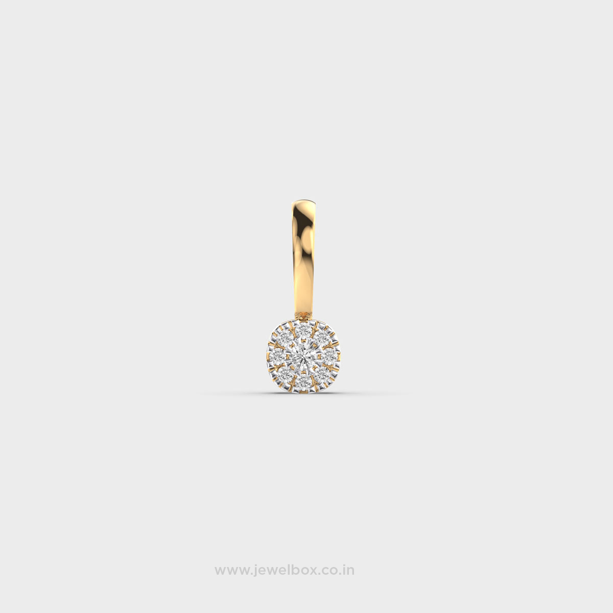 Mini Circum Clover Diamond Pendant (Without Chain)