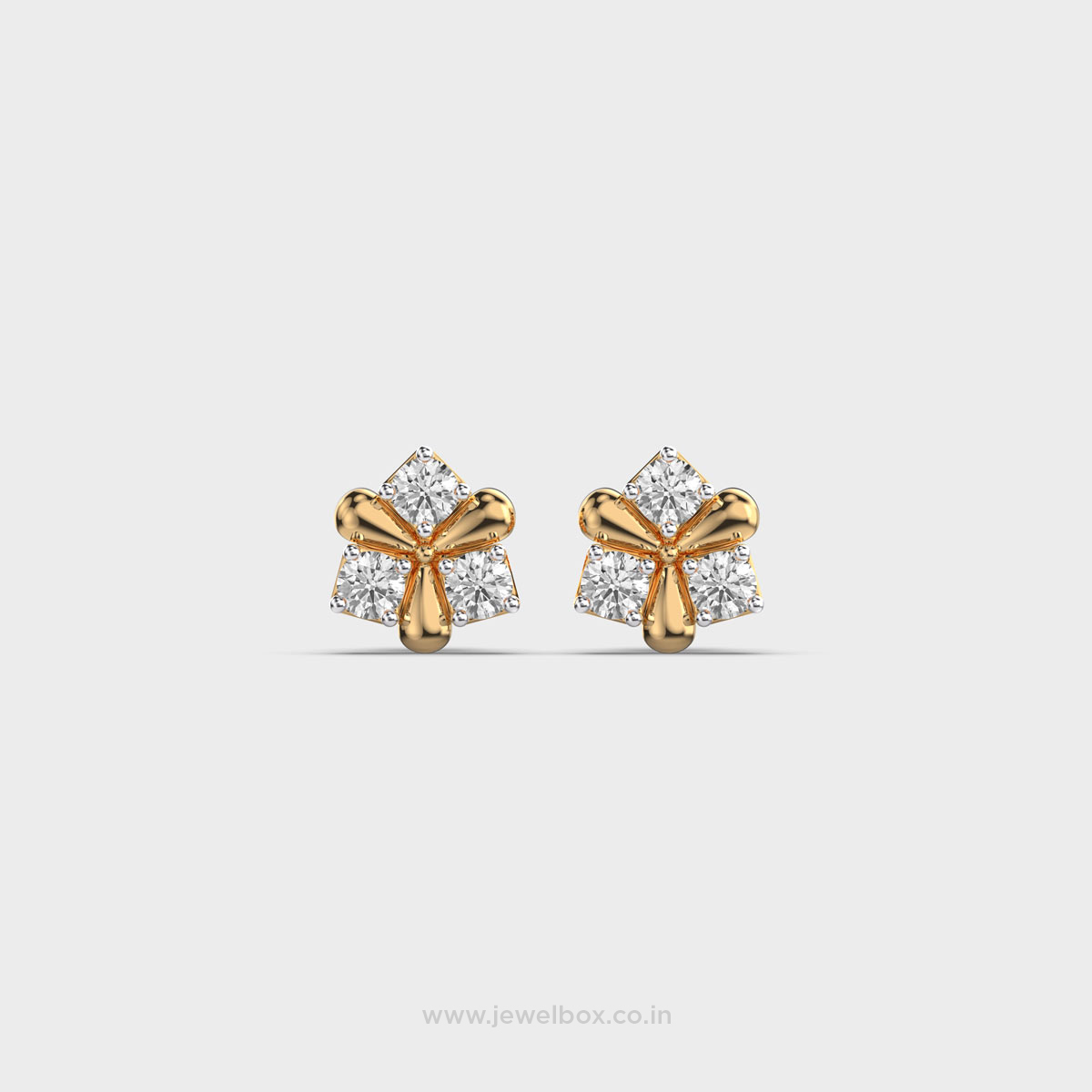 Church Window Diamond Ear Studs