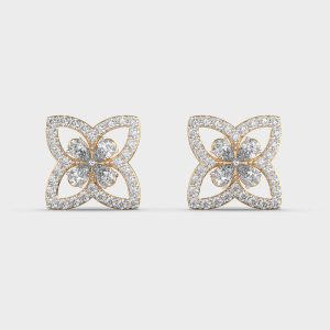 Florentine Diamond Studs