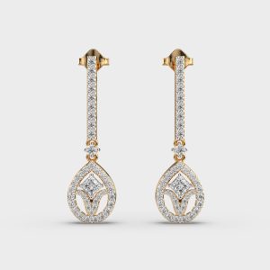 Adventurous Drops Diamond Earrings
