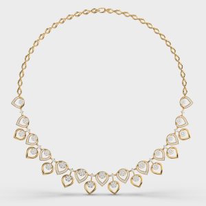 Peacock's Wings Diamond Necklace