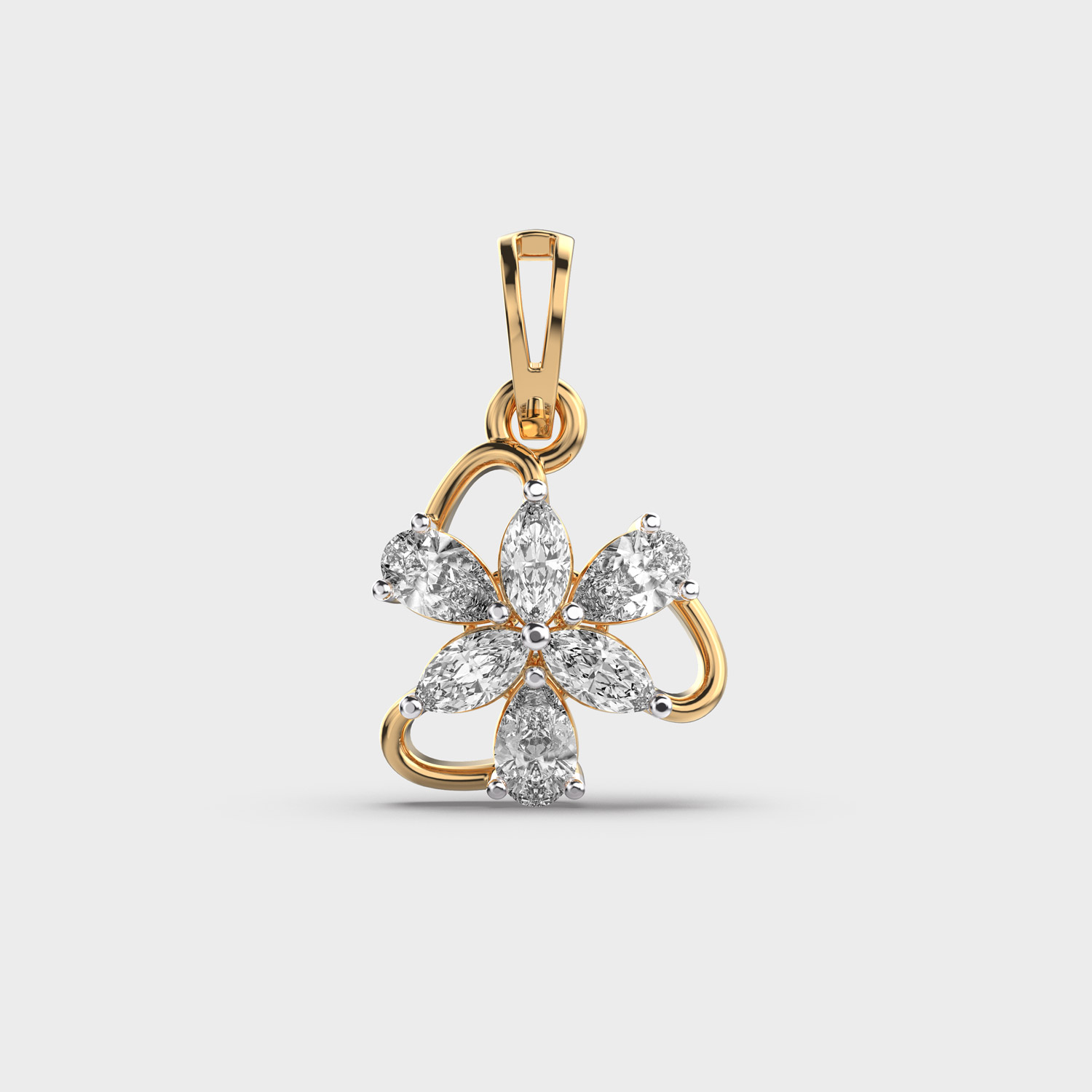 Orchid Mirage Diamond Pendant