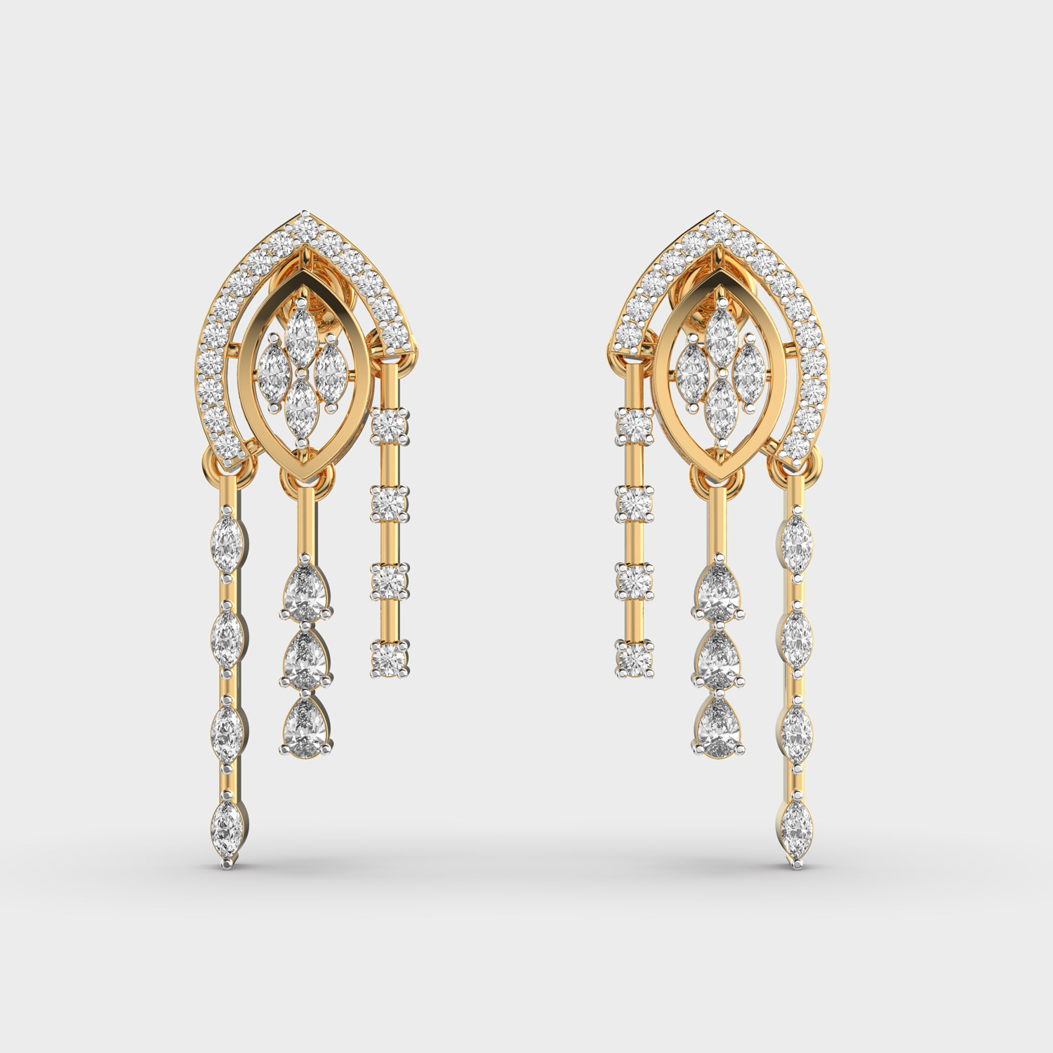 Drizzling Diamonds Earrings