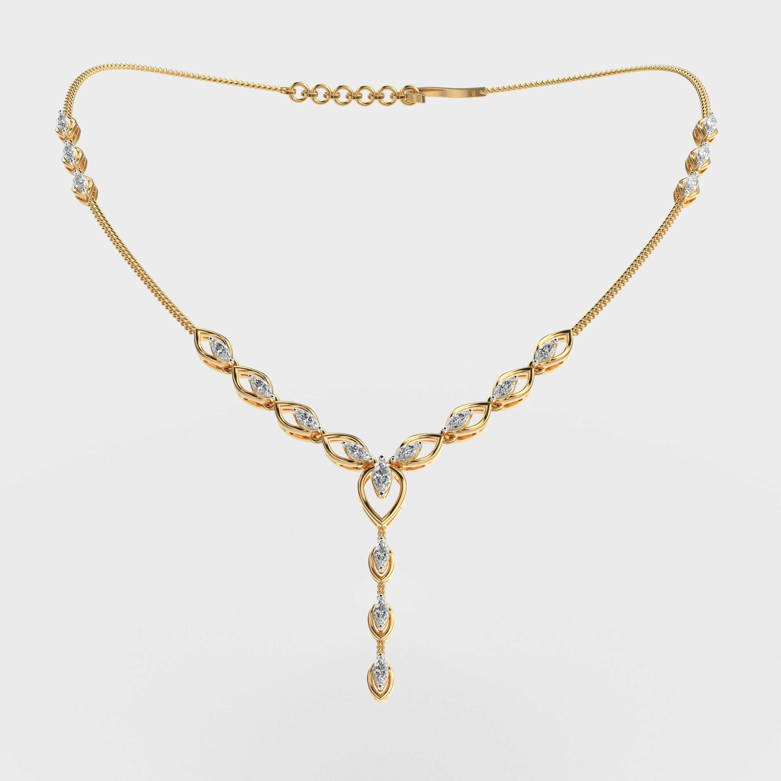 Twisted Hasuli Diamond Necklace
