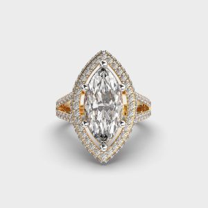 Classic Solitaire Marquise Diamond Ring