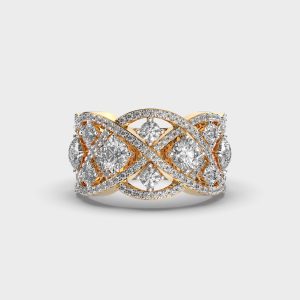 Blissful Elegance Diamond Cocktail Ring