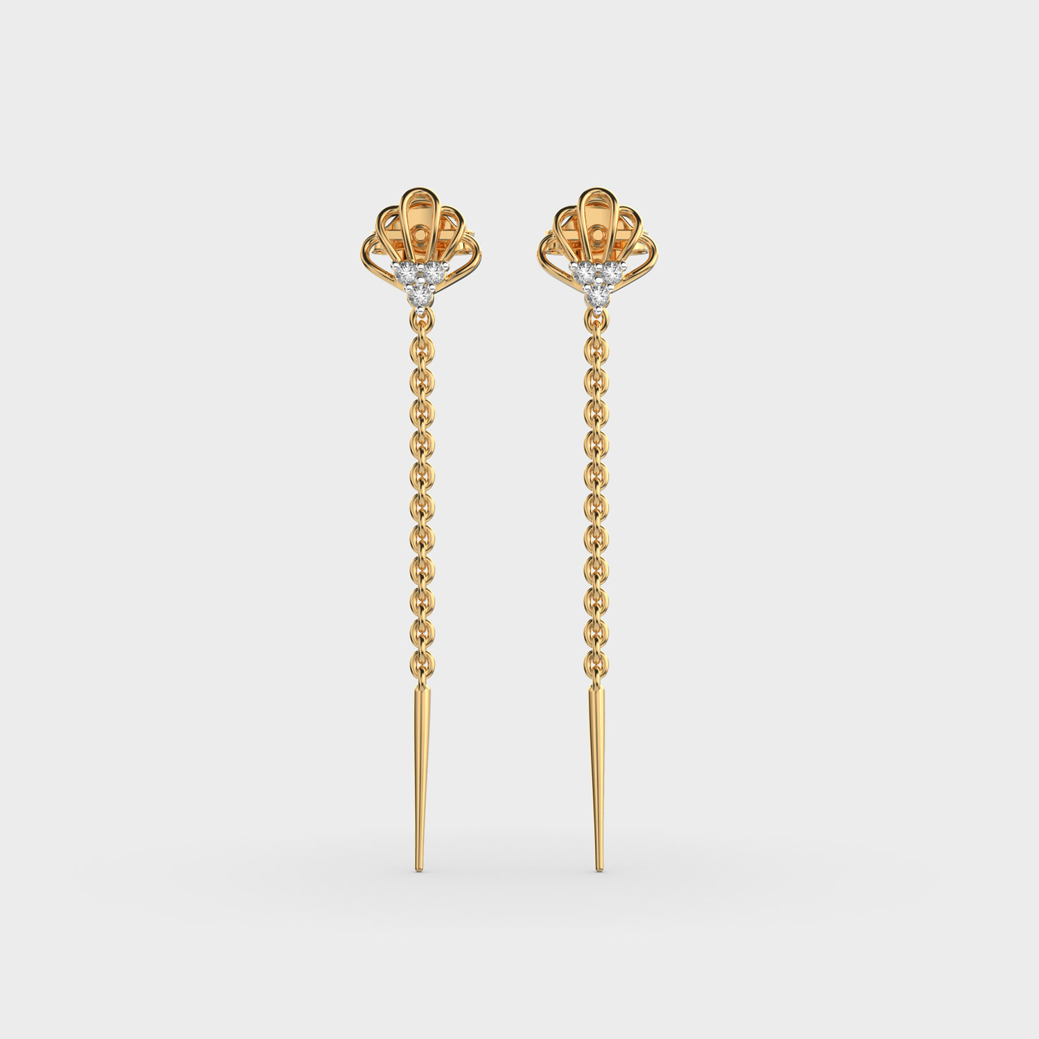 Modern Fashionista Diamond Earrings