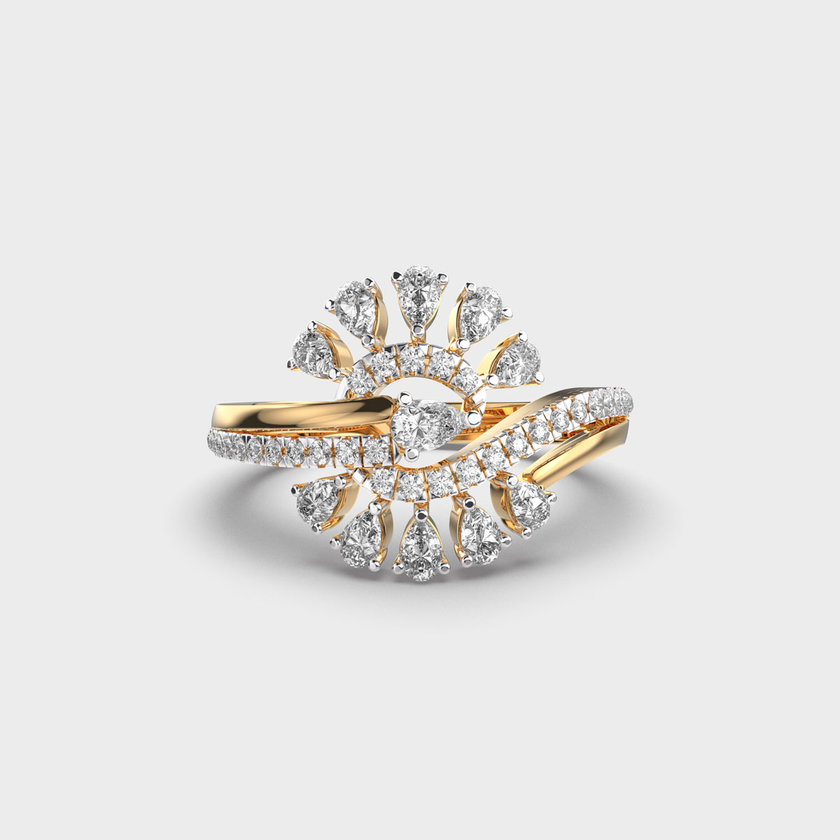 Pretty Petals Diamond Ring