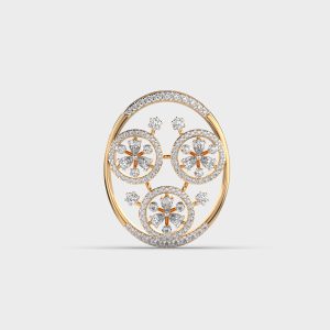 Wheel of Fate Diamond Pendant without Chain