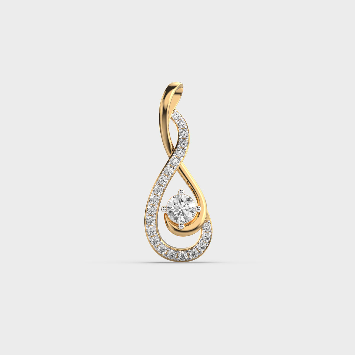 Music of Heaven Diamond Pendant (Without Chain)