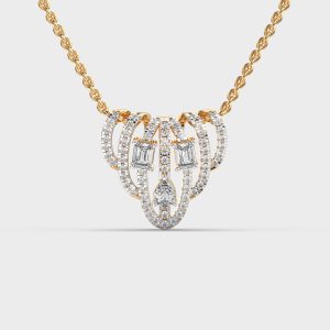 Wheels of Grace Diamond Pendant with Chain