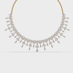 Queen Elizabeth Fringe Diamond Necklace
