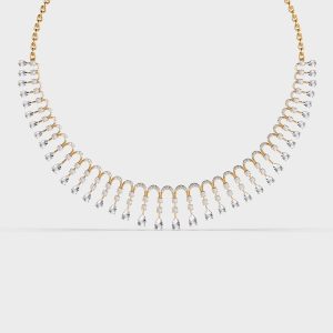 Empire Shine Drop Diamond Necklace