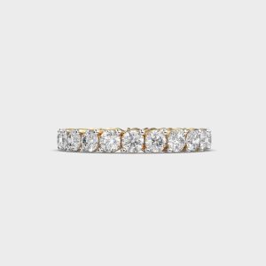 Lustrous Line Diamond Band Ring