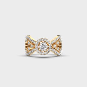 Her Grace Statement Diamond Solitaire Ring