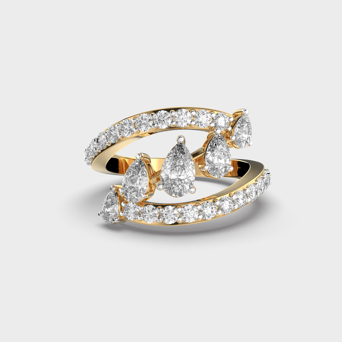 Eternal Embrace Statement Diamond Ring