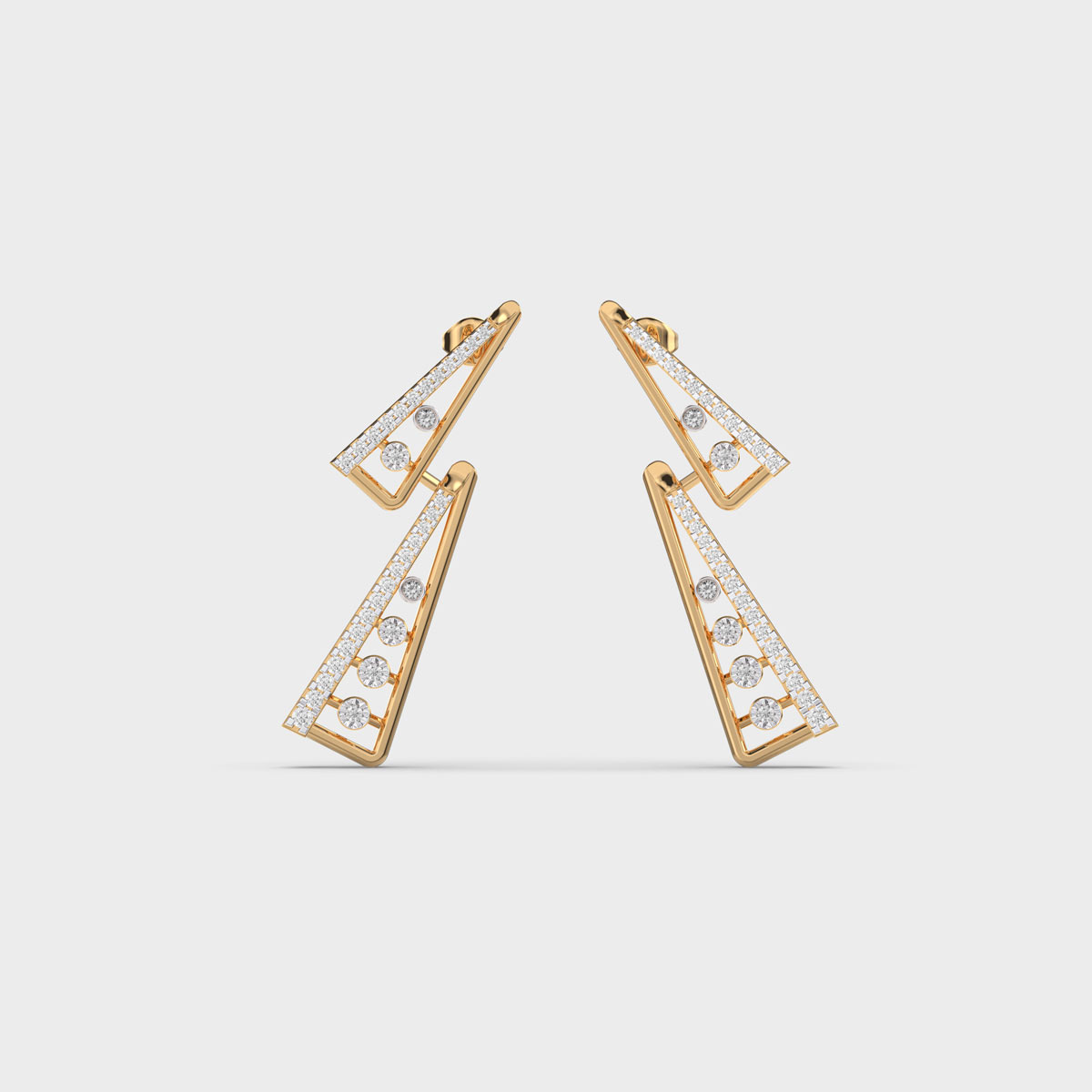 Fiona's Love Diamond Encrusted Earrings