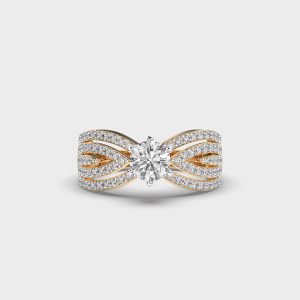Empire Round Solitaire Diamond Ring