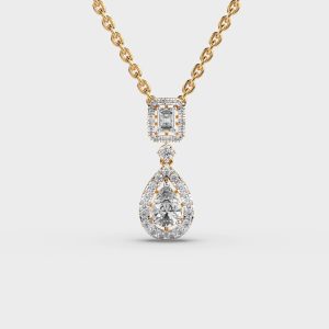 Drops of Royalty Diamond Pendant with Chain